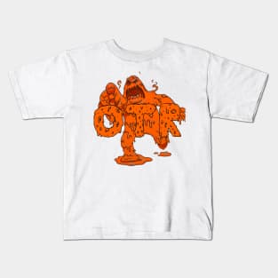 Only The Real Slime Orange Apparel Kids T-Shirt